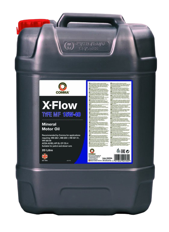 Моторное масло Comma X-Flow Type MF 15W-40, 20л
